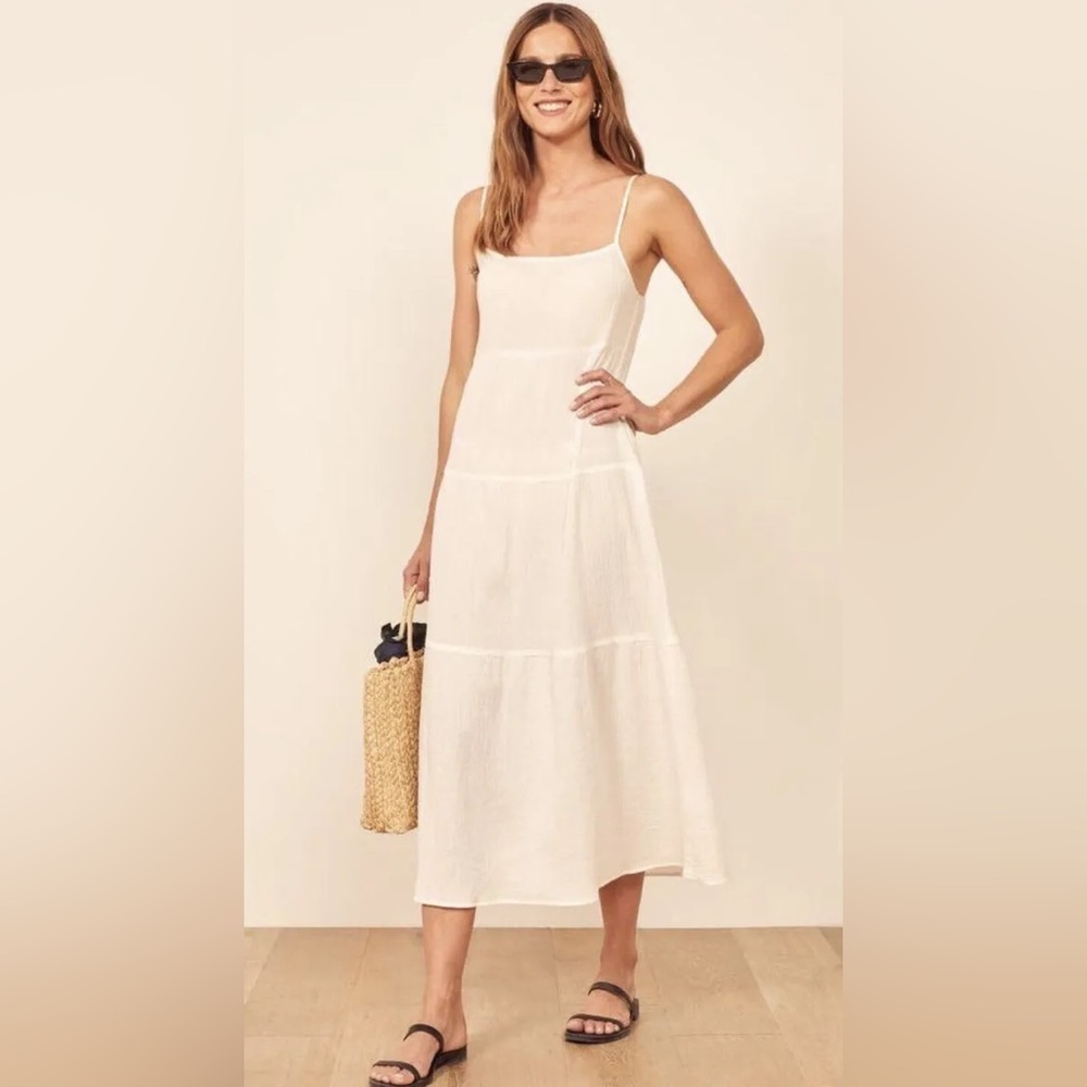 Reformation Ozark Dress ivory size XS